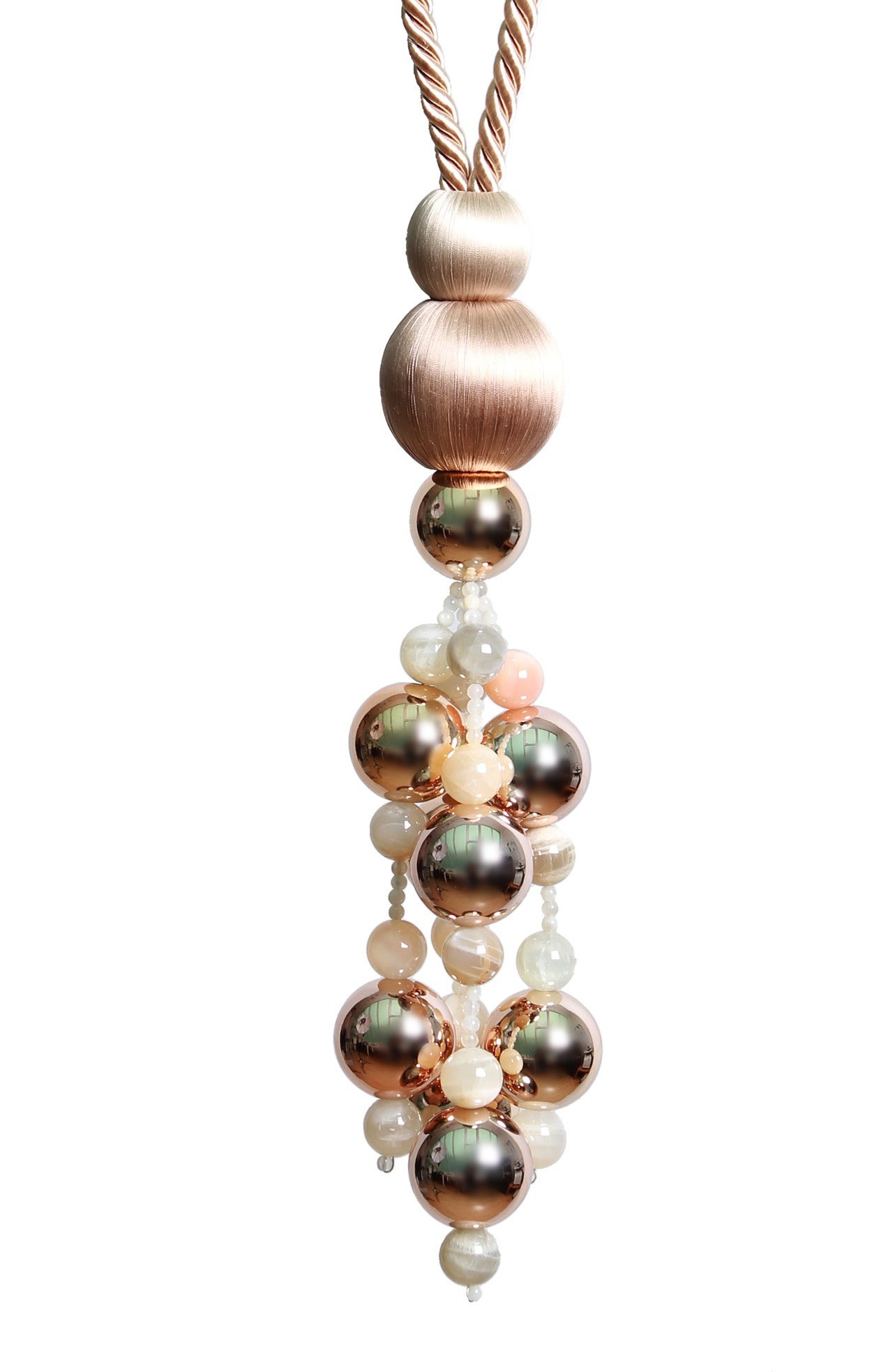 MOONBEAM SILK TIEBACK