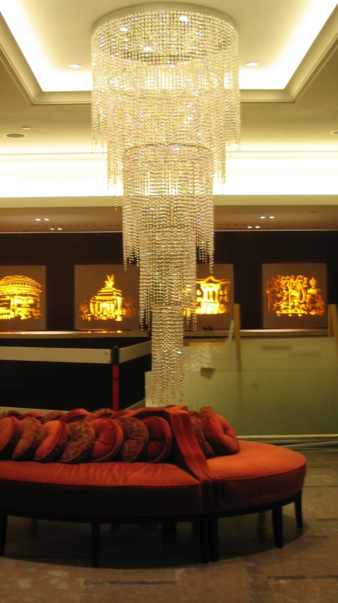 BESPOKE FIVE TIER CIRCULAR CHANDELIER
