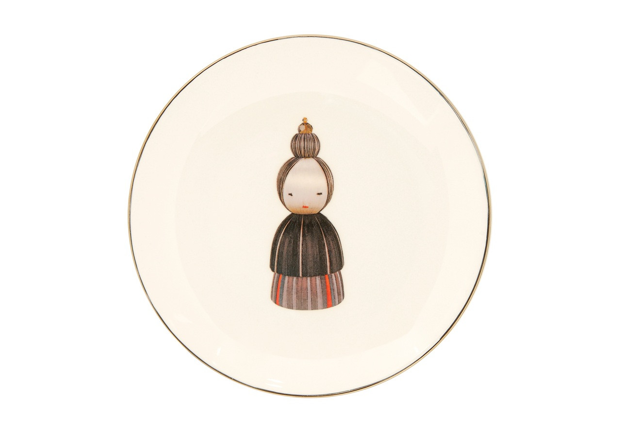 KOKESHI NONNA DINNER PLATE 