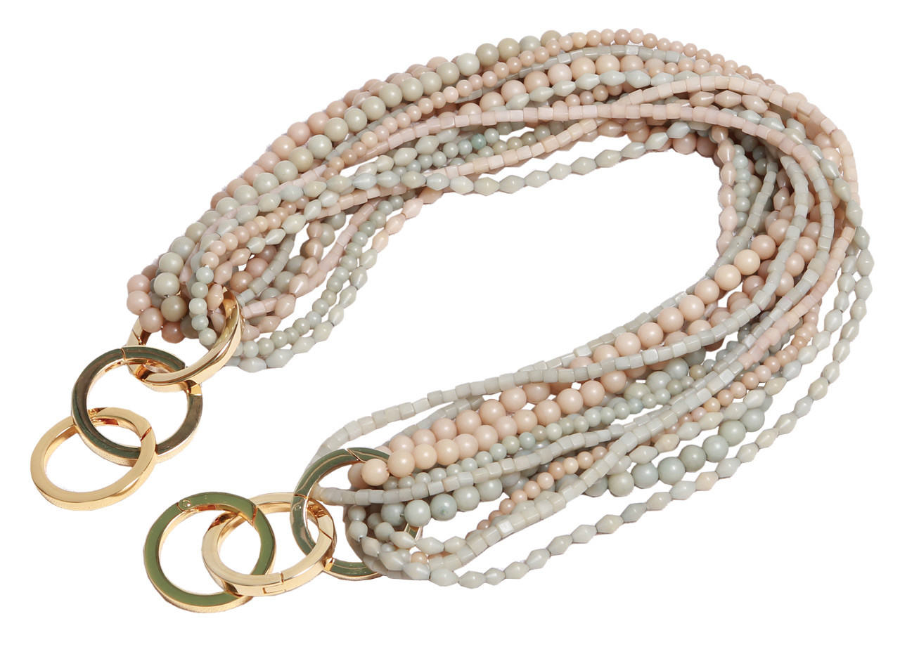 NATURAL PALM SEED TIE-BAND 